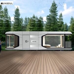 E7 capsule house Jinsoul resort hotel  prefab house, Fabricated house